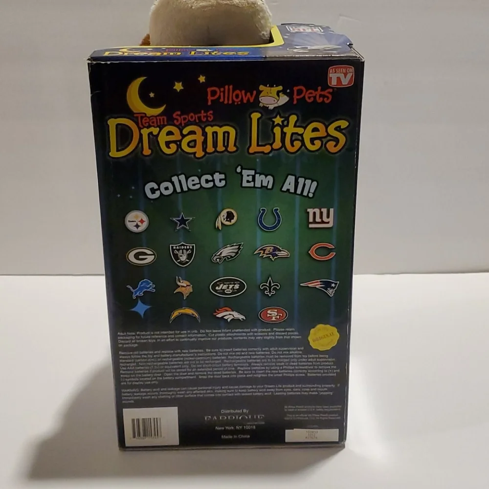 💢RARE FIND 💢Dream Lites Pillow Pets New York